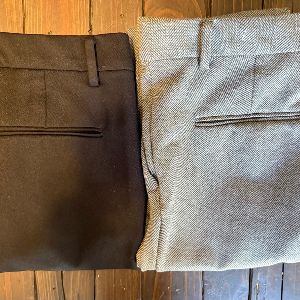 Ann Taylor bundle of 2 Black and Gray Pants - Picture 3 of 9